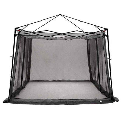vidaXL Inner Tent 6-Person Grey and Orange Taffeta 6