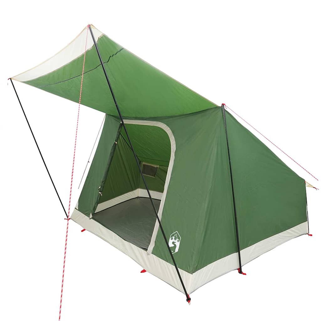 vidaXL Camping Tent 2-Person Waterproof Green Taffeta 2