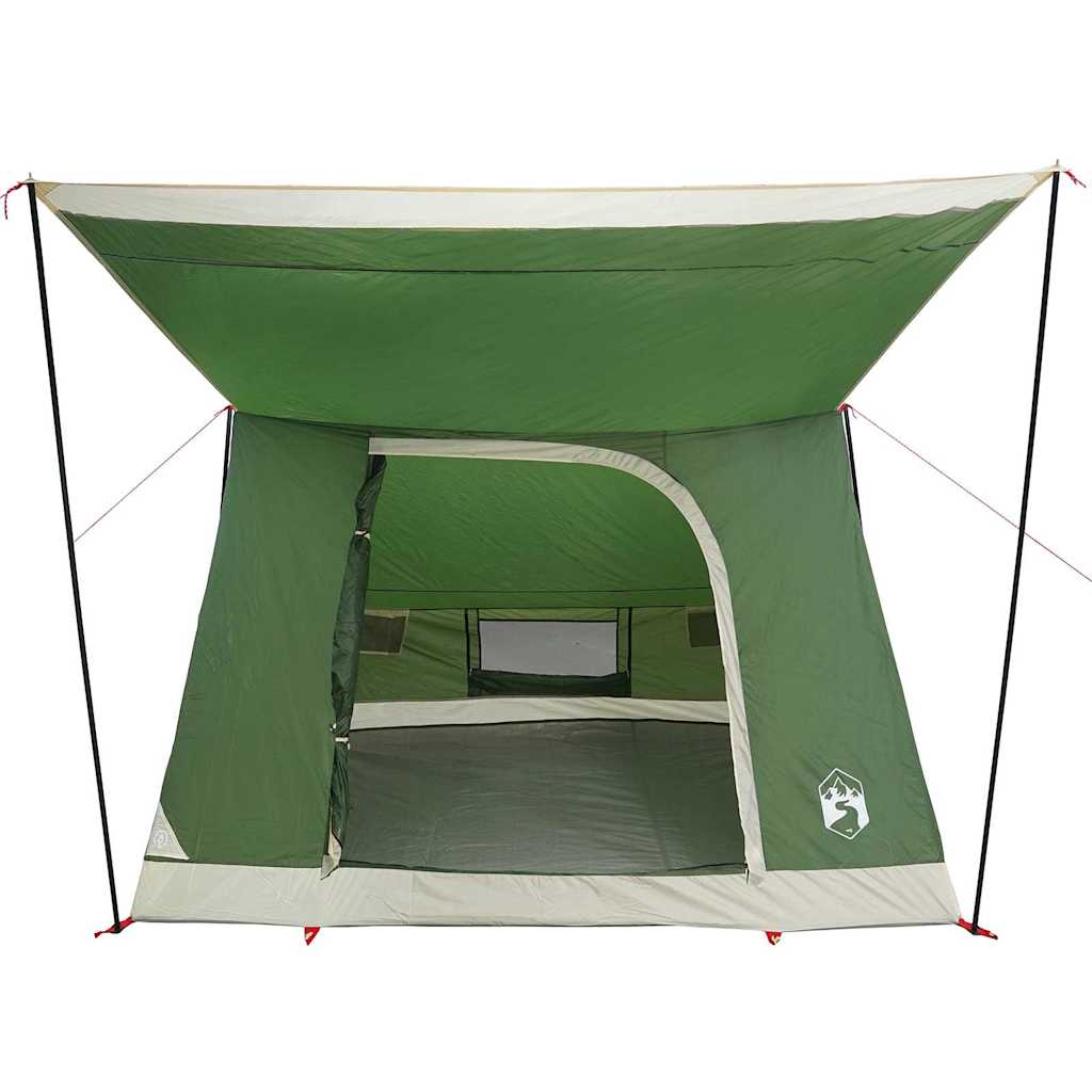 vidaXL Camping Tent 2-Person Waterproof Green Taffeta 4