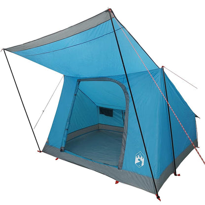 vidaXL Camping Tent 2-Person Waterproof Blue Taffeta 2