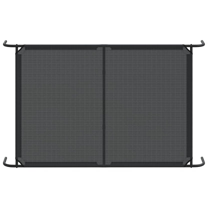 vidaXL Elevated Dog Bed Black 150x90x20 cm Textilene and Steel 6