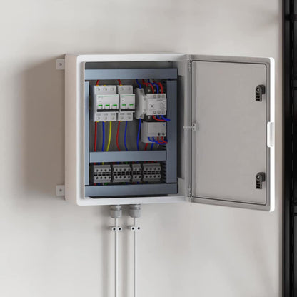 vidaXL Control Cabinet Grey 47 x 17.5 x 50 cm ABS Plastic 1