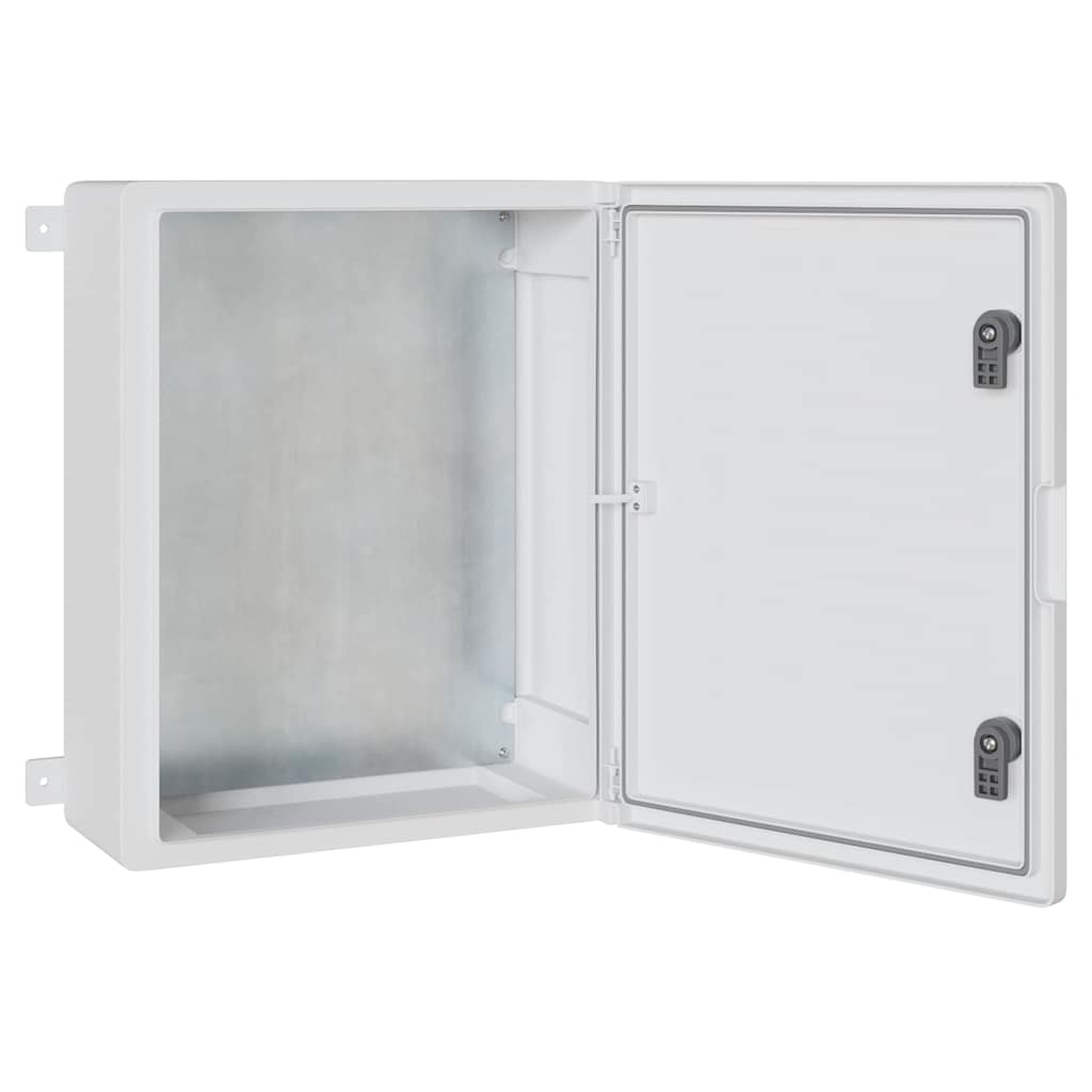 vidaXL Control Cabinet Grey 47 x 17.5 x 50 cm ABS Plastic 4