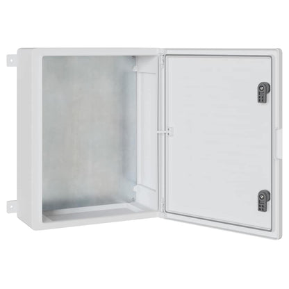 vidaXL Control Cabinet Grey 47 x 17.5 x 50 cm ABS Plastic 4