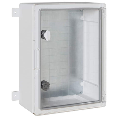 vidaXL Control Cabinet Grey 37 x 19.5 x 40 cm ABS Plastic 2