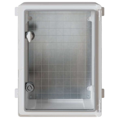vidaXL Control Cabinet Grey 37 x 19.5 x 40 cm ABS Plastic 5