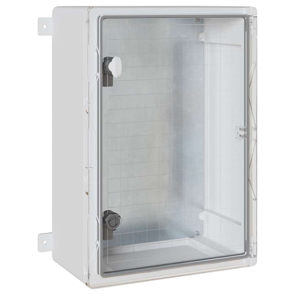 vidaXL Control Cabinet Grey 42 x 19.5 x 50 cm ABS Plastic 2