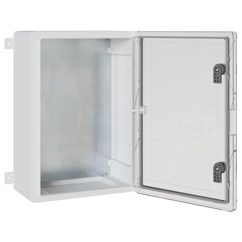 vidaXL Control Cabinet Grey 42 x 19.5 x 50 cm ABS Plastic 4