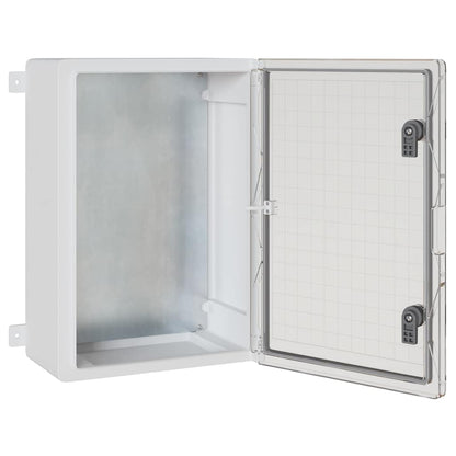 vidaXL Control Cabinet Grey 42 x 19.5 x 50 cm ABS Plastic 4