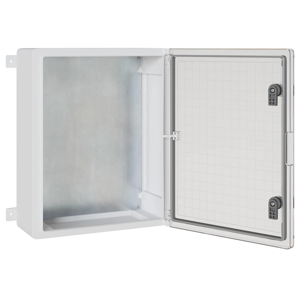 vidaXL Control Cabinet Grey 47 x 17.5 x 50 cm ABS Plastic 4