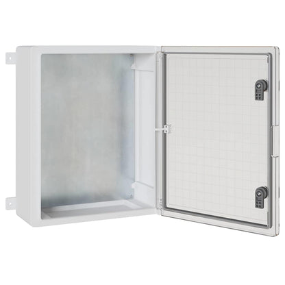 vidaXL Control Cabinet Grey 47 x 17.5 x 50 cm ABS Plastic 4