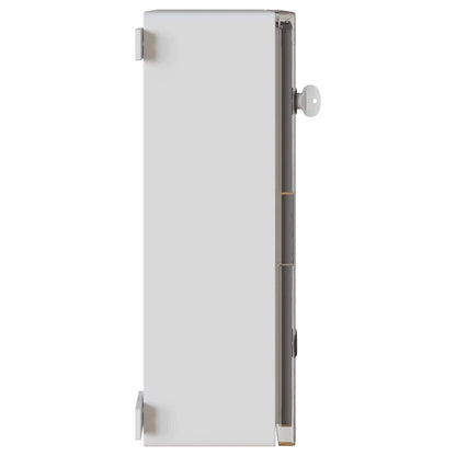 vidaXL Control Cabinet Grey 47 x 17.5 x 50 cm ABS Plastic 6