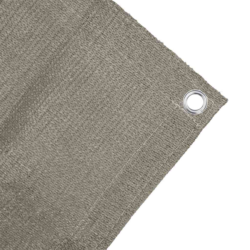 vidaXL Tent Carpet Folding Manual Light Grey 600 x 400 cm Polyethylene 5