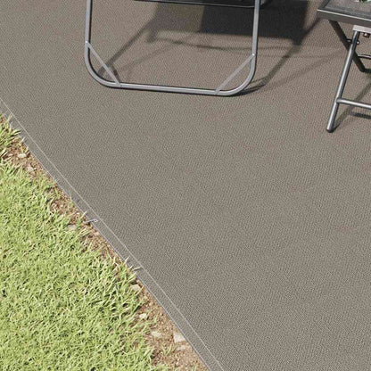 vidaXL Tent Carpet Folding Manual Light Grey 600 x 400 cm Polyethylene 3