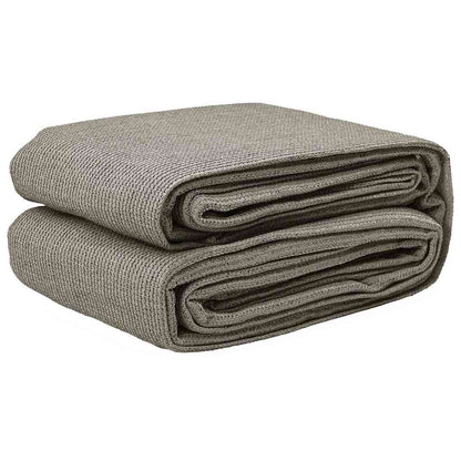 vidaXL Tent Carpet Folding Manual Light Grey 600 x 400 cm Polyethylene 2