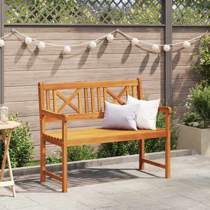 vidaXL Outdoor Bench Natural 110 x 56 x 90 cm Solid Acacia Wood 3