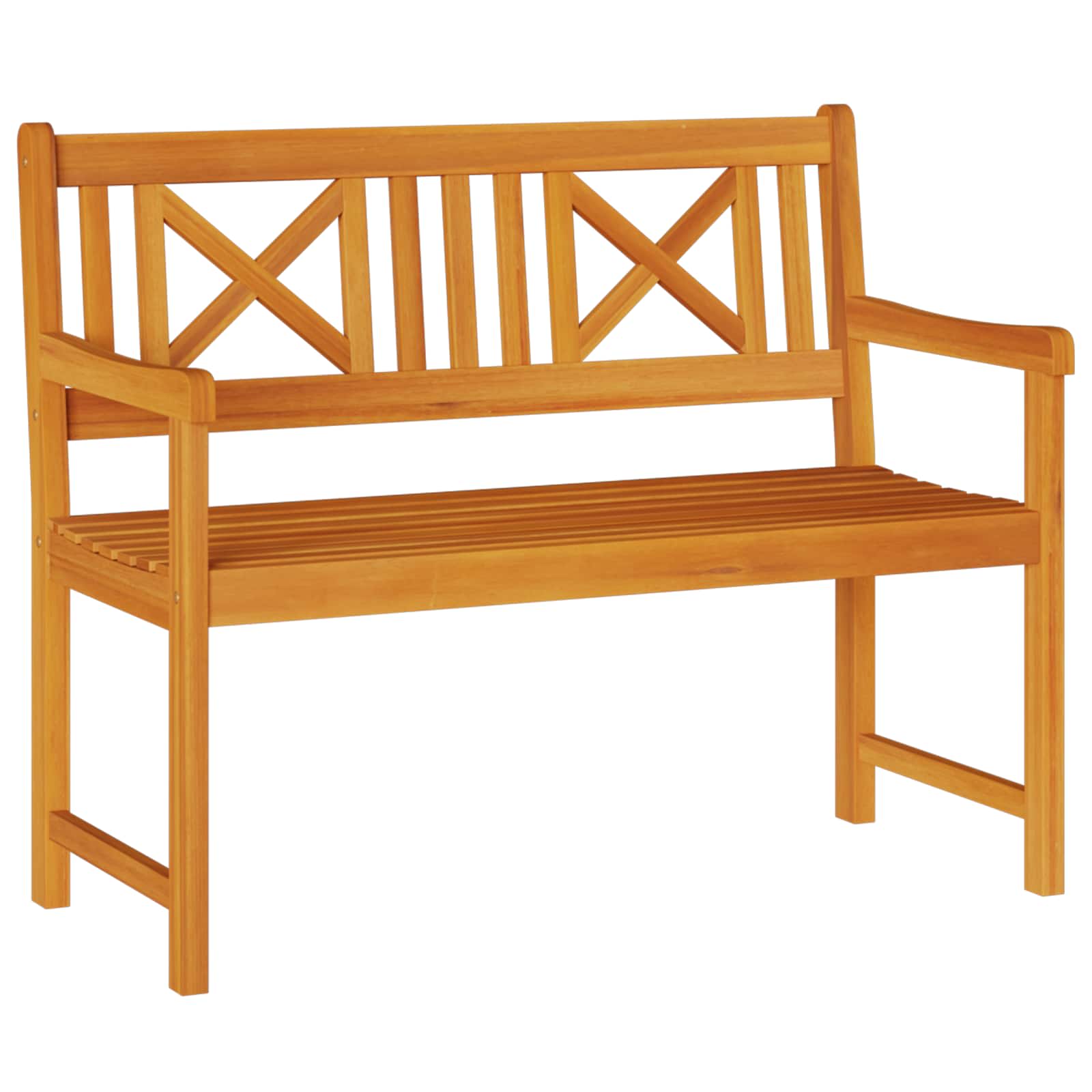vidaXL Outdoor Bench Natural 110 x 56 x 90 cm Solid Acacia Wood 2