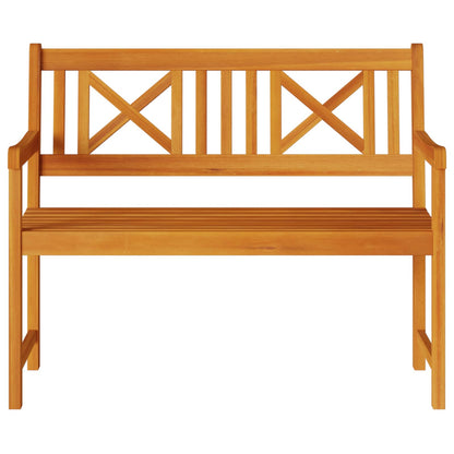 vidaXL Outdoor Bench Natural 110 x 56 x 90 cm Solid Acacia Wood 4