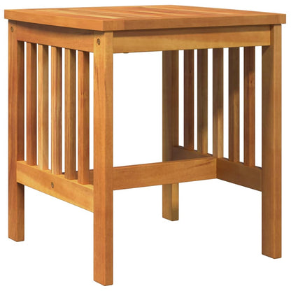 vidaXL Side Table Oil Natural Solid Acacia Wood 2