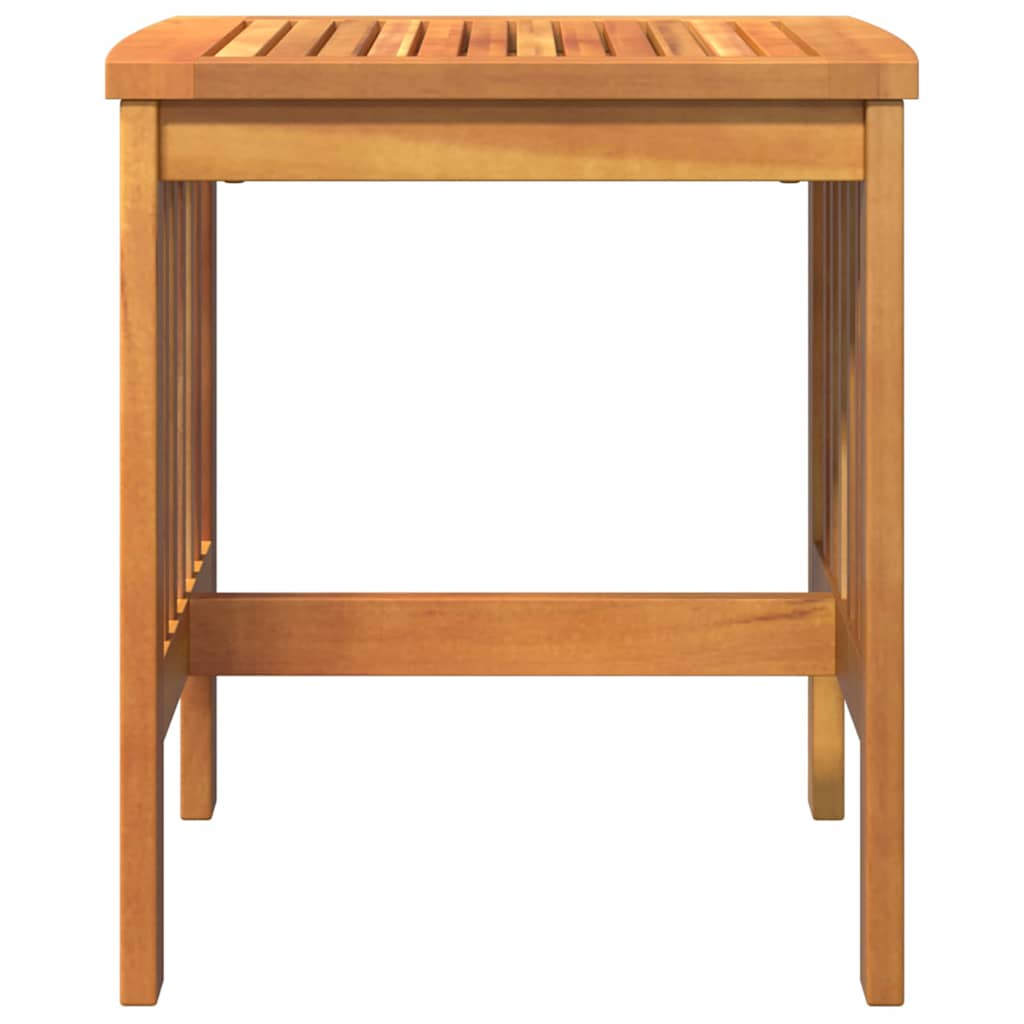 vidaXL Side Table Oil Natural Solid Acacia Wood 6