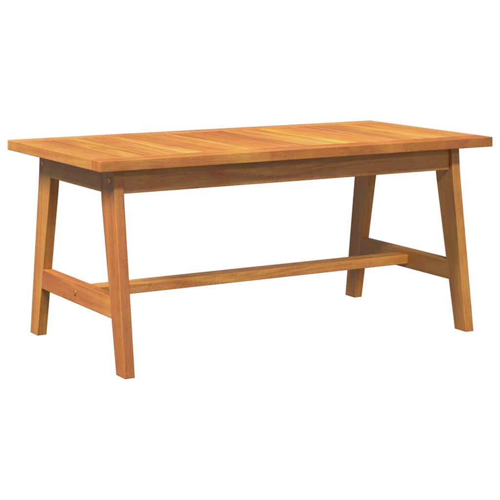 vidaXL Coffee Table Oil Natural Solid Acacia Wood 2