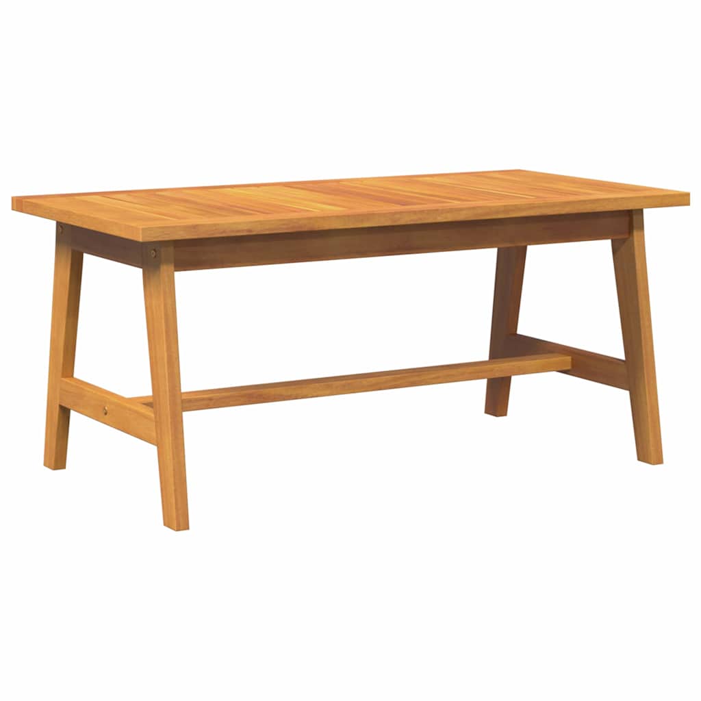 vidaXL Coffee Table Oil Natural Solid Acacia Wood 5