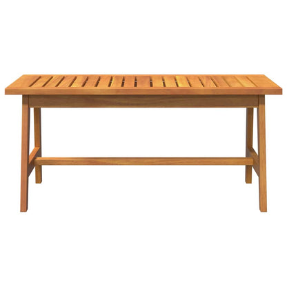 vidaXL Coffee Table Oil Natural Solid Acacia Wood 6