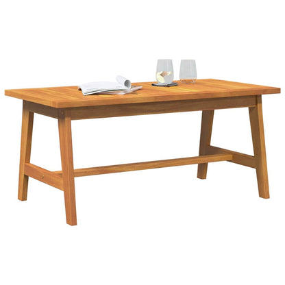 vidaXL Coffee Table Oil Natural Solid Acacia Wood 3