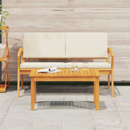 vidaXL Coffee Table Oil Natural Solid Acacia Wood 4