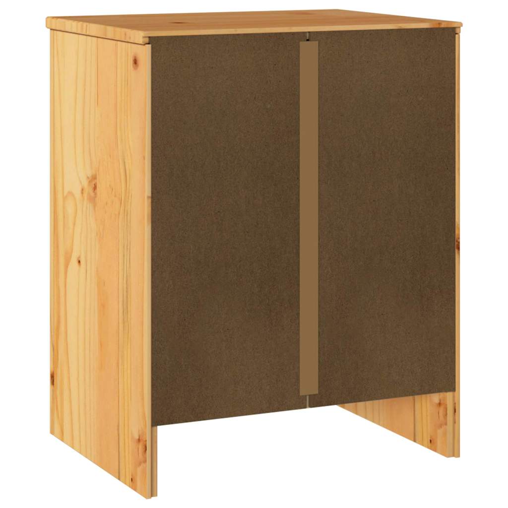 vidaXL Coffee Table Drammen Oak 45 x 35 x 56 cm Solid Pine Wood 6