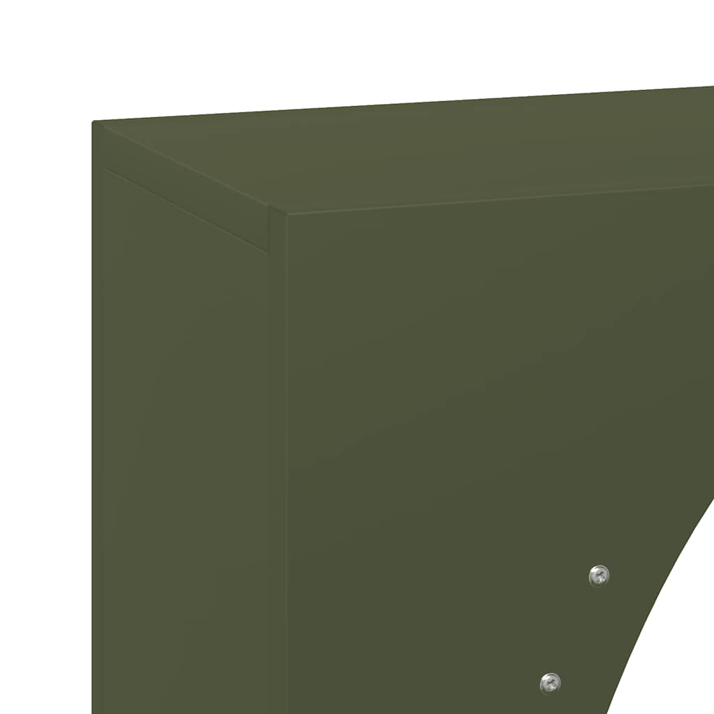 Firewood Rack 50x23x100 cm Cold-rolled steel Olive green