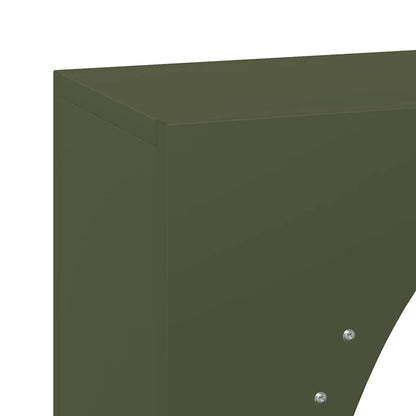 Firewood Rack 50x23x100 cm Cold-rolled steel Olive green