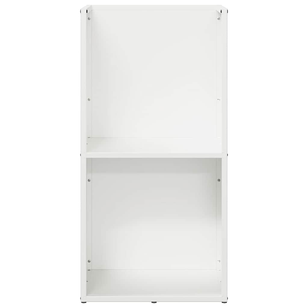 vidaXL Firewood Rack White 40x30x80 cm Cold-rolled steel 5
