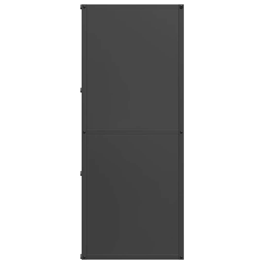 vidaXL Firewood Rack Black 40x30x75 cm Cold-rolled steel 6