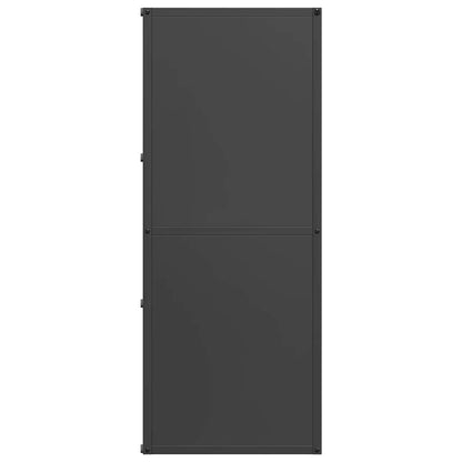 vidaXL Firewood Rack Black 40x30x75 cm Cold-rolled steel 6