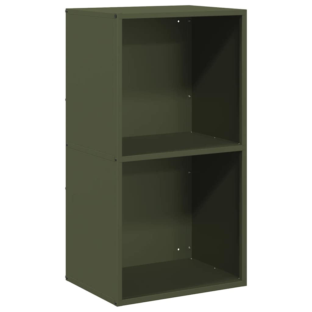 vidaXL Firewood Rack Olive Green 40x30x75 cm Cold-rolled steel 2