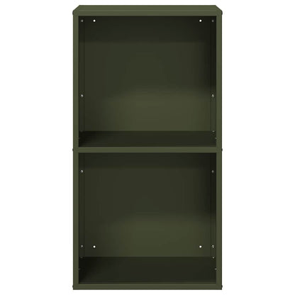vidaXL Firewood Rack Olive Green 40x30x75 cm Cold-rolled steel 5
