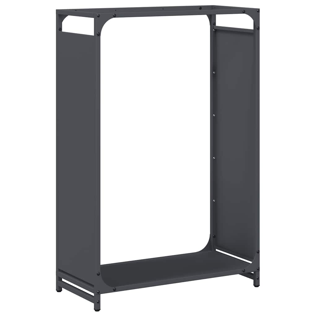 vidaXL Firewood Rack Anthracite 60x28x90 cm Cold-rolled steel 2