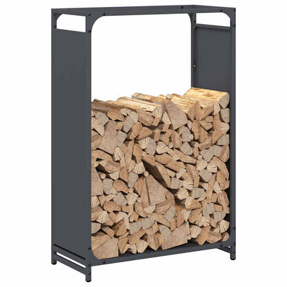vidaXL Firewood Rack Anthracite 60x28x90 cm Cold-rolled steel 4