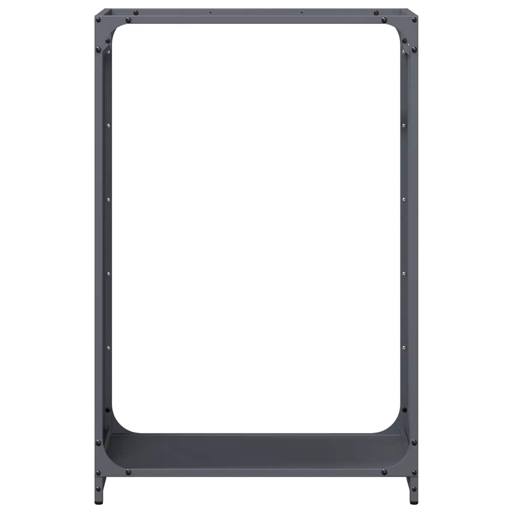 vidaXL Firewood Rack Anthracite 60x28x90 cm Cold-rolled steel 5