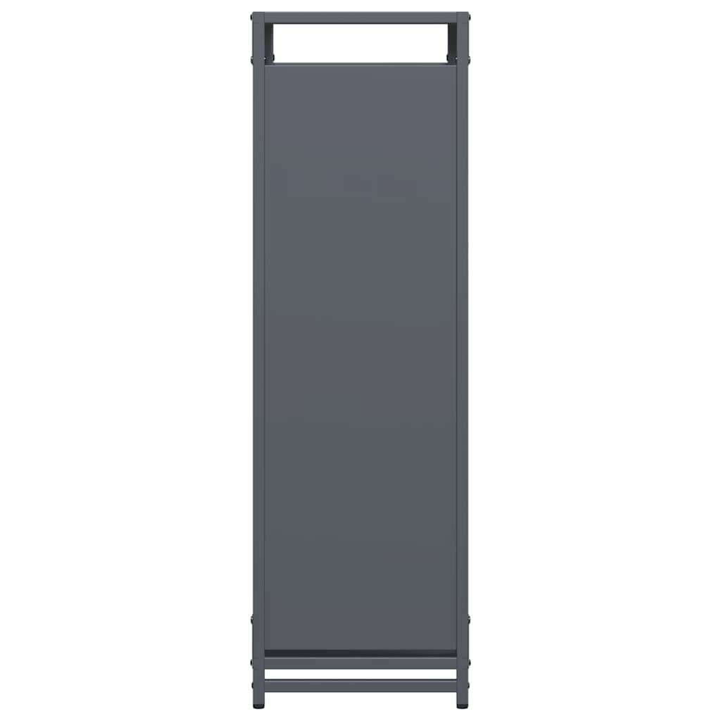 vidaXL Firewood Rack Anthracite 60x28x90 cm Cold-rolled steel 6