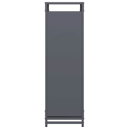 vidaXL Firewood Rack Anthracite 60x28x90 cm Cold-rolled steel 6