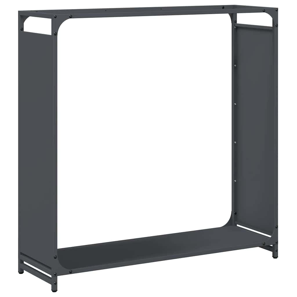 vidaXL Firewood Rack Anthracite 90x28x90 cm Cold-rolled steel 2