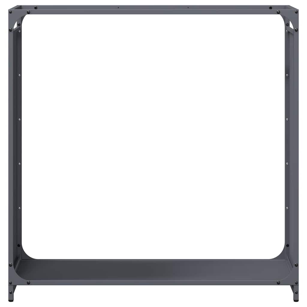 vidaXL Firewood Rack Anthracite 90x28x90 cm Cold-rolled steel 5