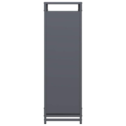 vidaXL Firewood Rack Anthracite 90x28x90 cm Cold-rolled steel 6