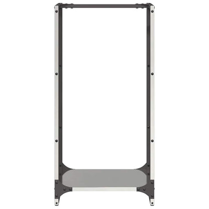 vidaXL Firewood Rack 40x30x80 cm Stainless Steel 5