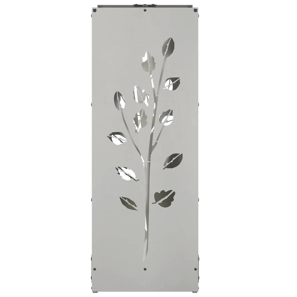 vidaXL Firewood Rack 40x30x80 cm Stainless Steel 6