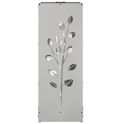 vidaXL Firewood Rack 40x30x80 cm Stainless Steel 6
