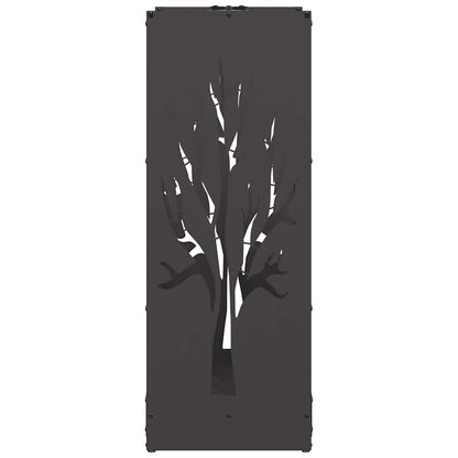 vidaXL Firewood Rack Black 40x30x80 cm Cold-rolled steel 5