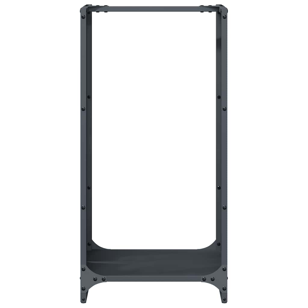 vidaXL Firewood Rack Anthracite 40x30x80 cm Cold-rolled steel 5